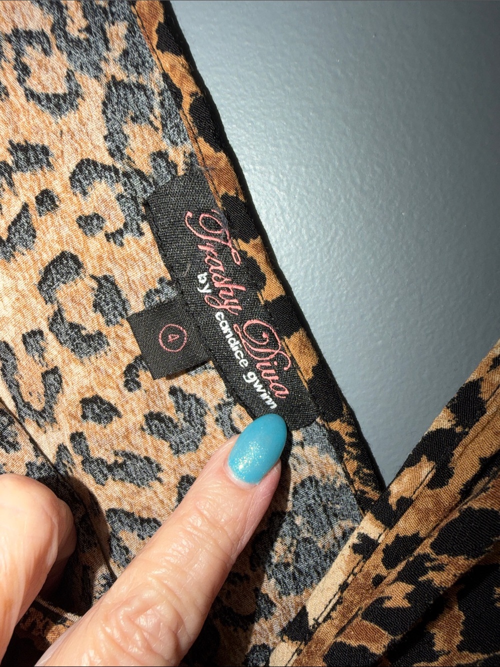Trashy Diva Bianca Leopard Dress, retro, vintage vibes, Hollywood 1940's glam - Picture 6 of 15